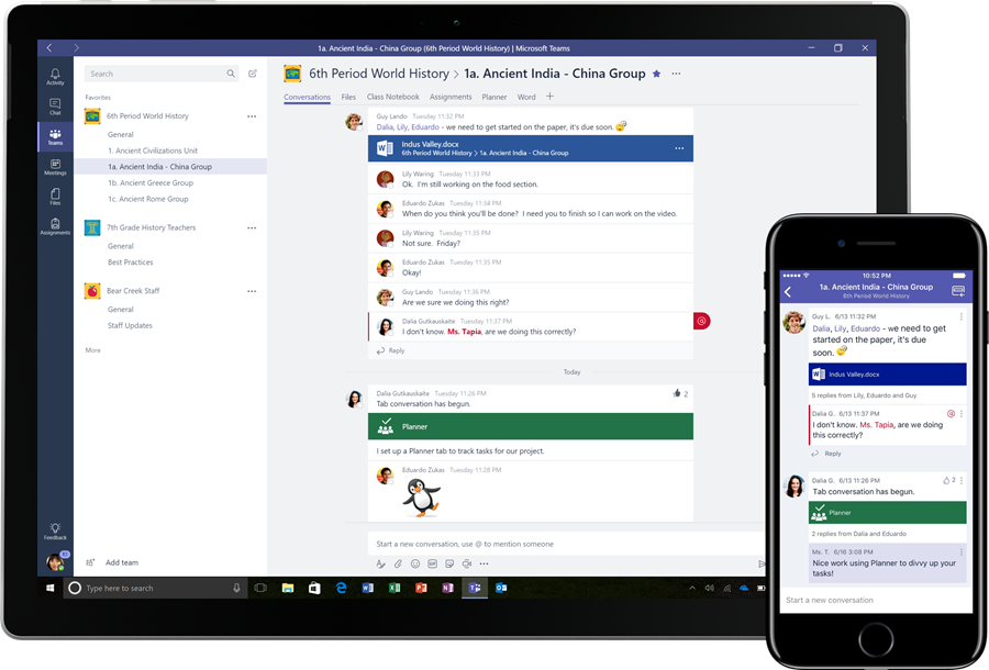 New to Office 365 in June—classroom experiences in Microsoft Teams and more