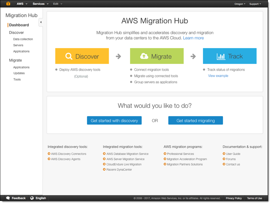 AWS Migration Hub – Plan & Track Enterprise Application Migration
