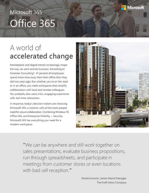 Microsoft 365 Office Flyer
